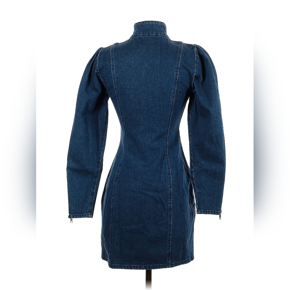 PARIS ATELIER & OTHER STORIES Long Sleeve Denim Mini Dress - Picture 2 of 3